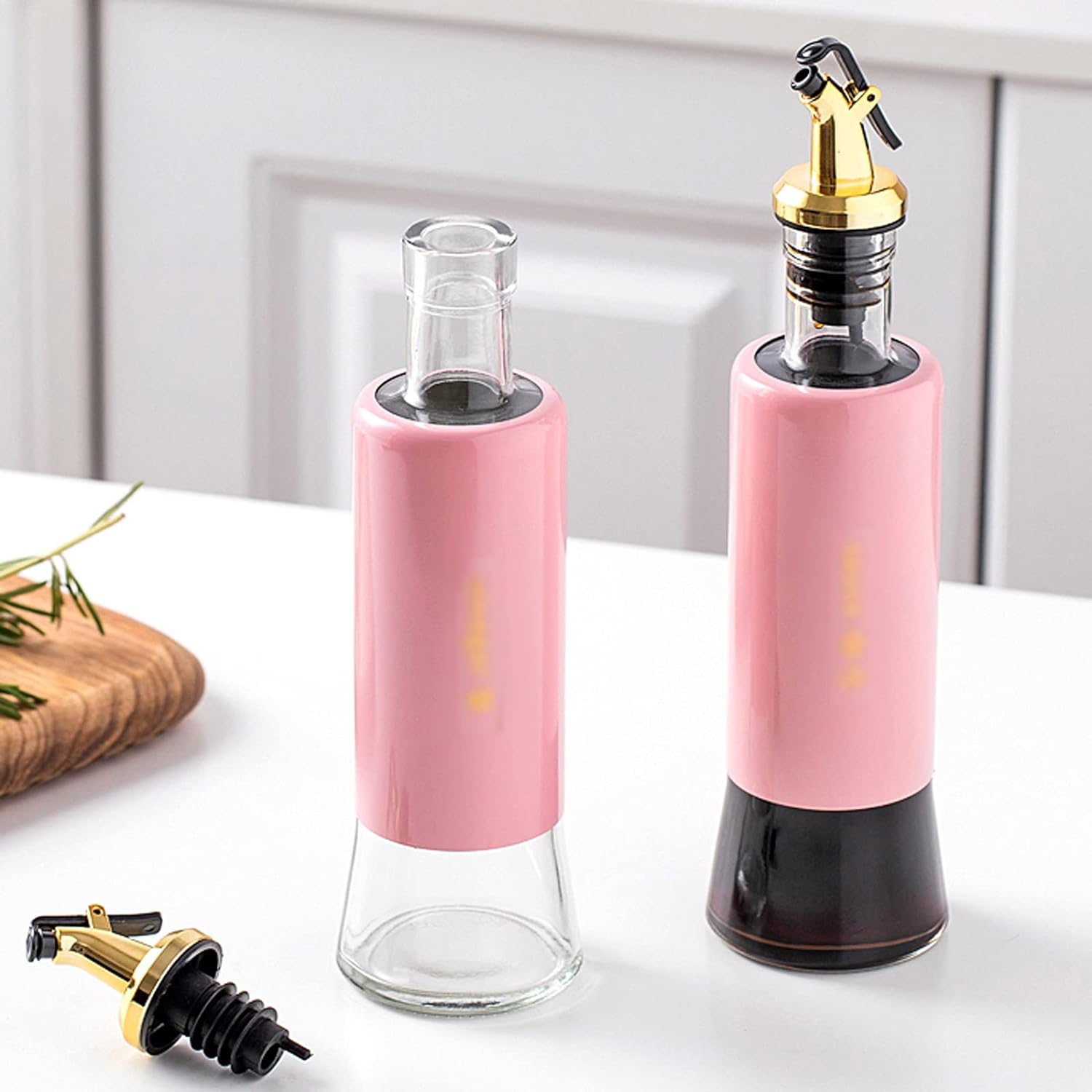 5526 300 Ml Olive Oil Dispenser Bottle Leakproof Condiment Glass Container Non- Drip Spout Soy Sauce Vinegar Cruet Bottle For Kitchen Cooking Bbq Fry For Kicthen Home (300 Ml) 5526 300 Ml Olive Oil Dispenser Bottle Leakproof Condiment Glass Container Non- Drip Spout Soy Sauce Vinegar Cruet Bottle For Kitchen Cooking Bbq Fry For Kicthen Home (300 Ml)